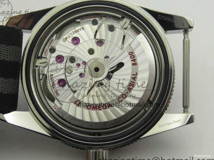 0401 EasyCare Seamaster 300 “Spectre” Limited Edition VSF 1:1 Best Edition On “007” Nato Strap A8400 Super Clone 8075